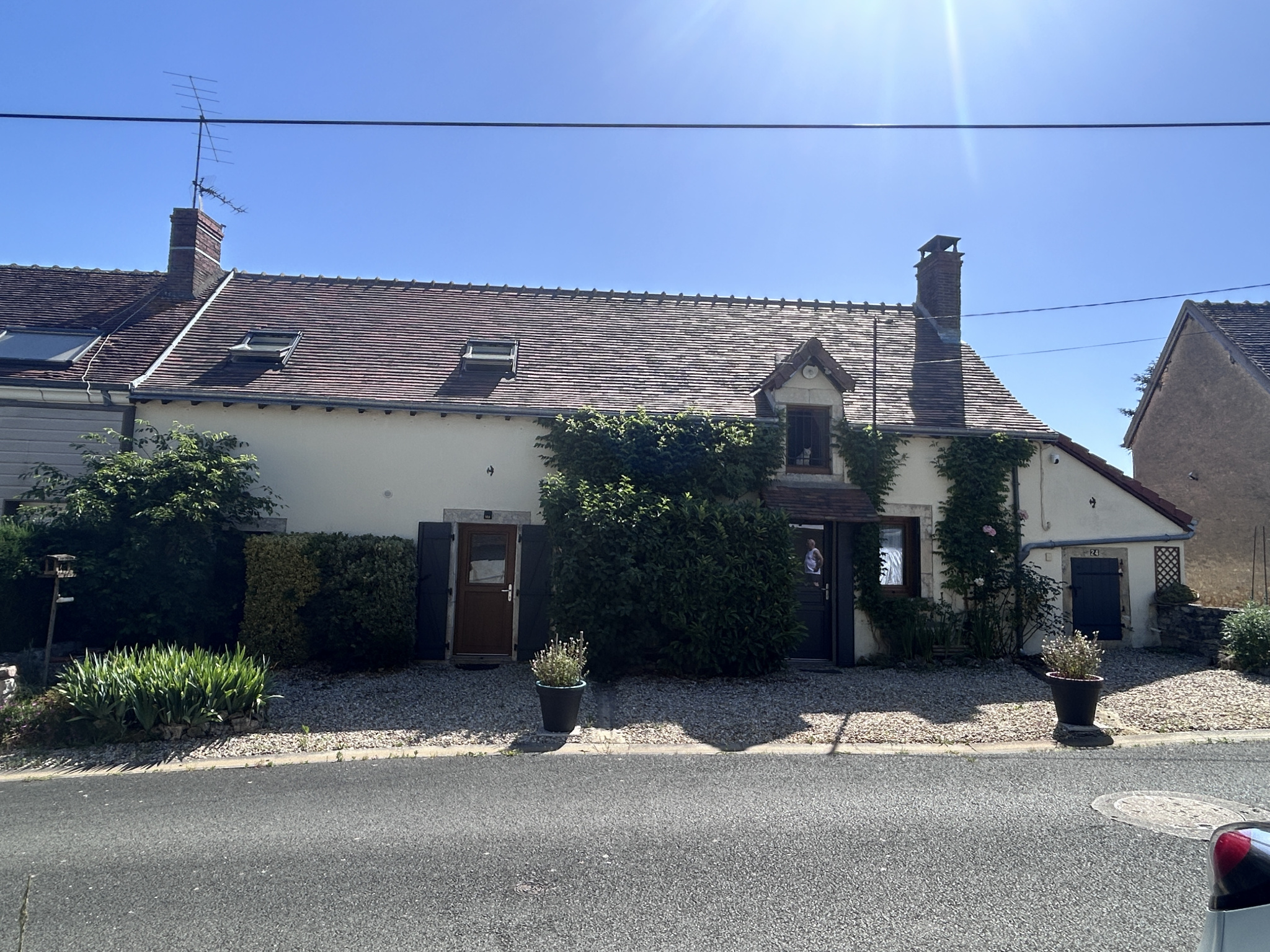 Maison de hameau 4 pièces avec jardin arboré à Rivarennes